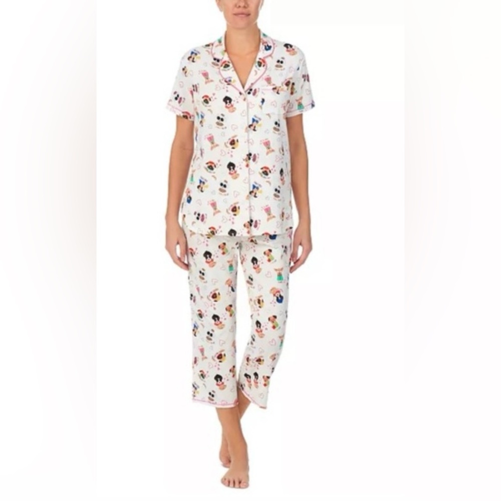 Cuddl Duds 2 Piece Pajama Set in Cute Doggy Design